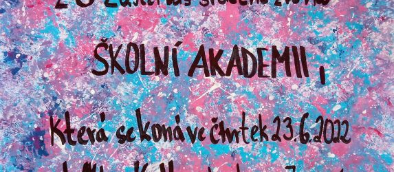 Srdečně zveme po dvouleté pauze na ŠKOLNÍ AKADEMII