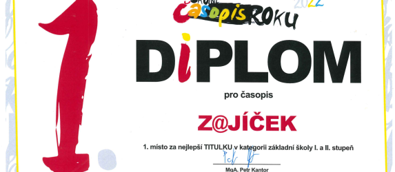 Školní časopis Z@jíček slaví obrovský úspěch!