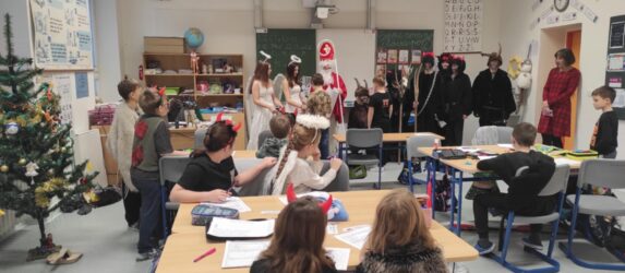 Mikuláš u nás ve škole